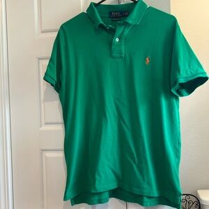 Final price Green lrg slim fit  Ralph Lauren polo